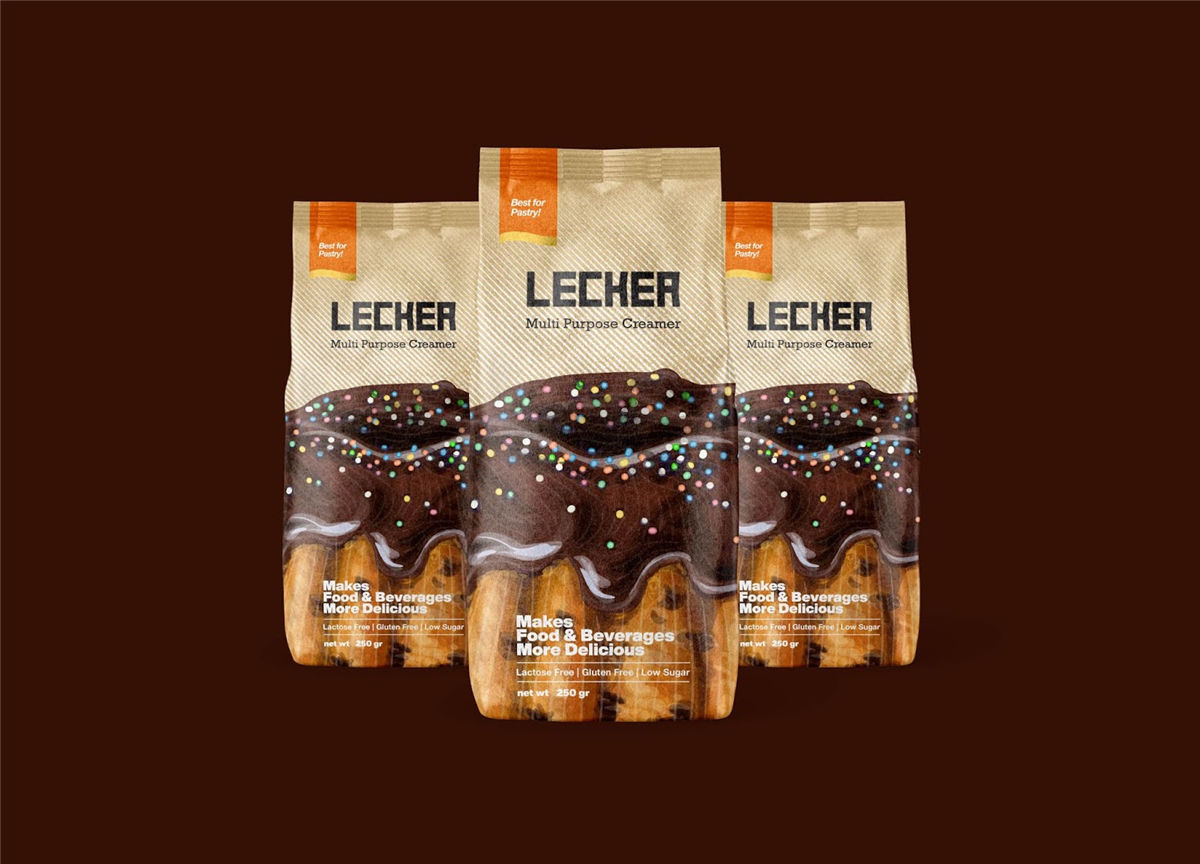 西安糕点包装设计公司参考-奶精包装设计(图1)