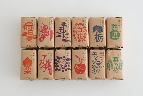 一组日本的农特产品包装设计(图2)