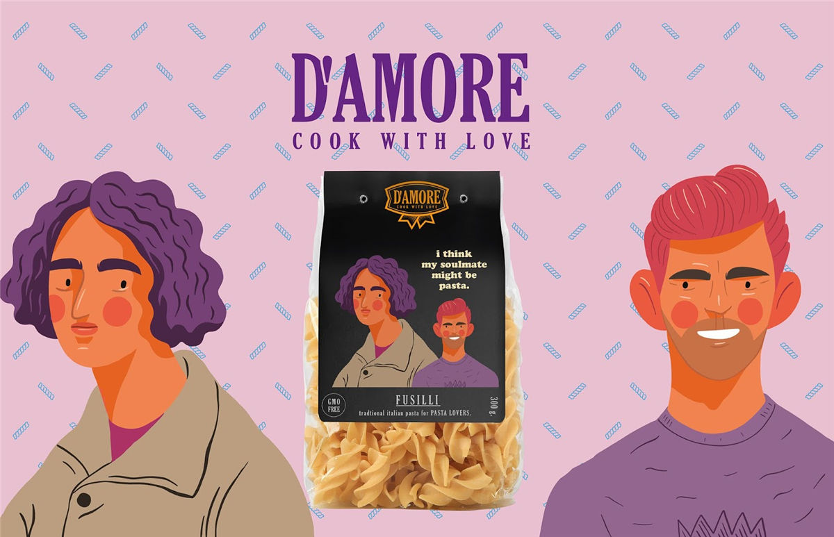 面条包装创意图片插画营造氛围(图5) 面条包装创意图片插画营造氛围(图5)