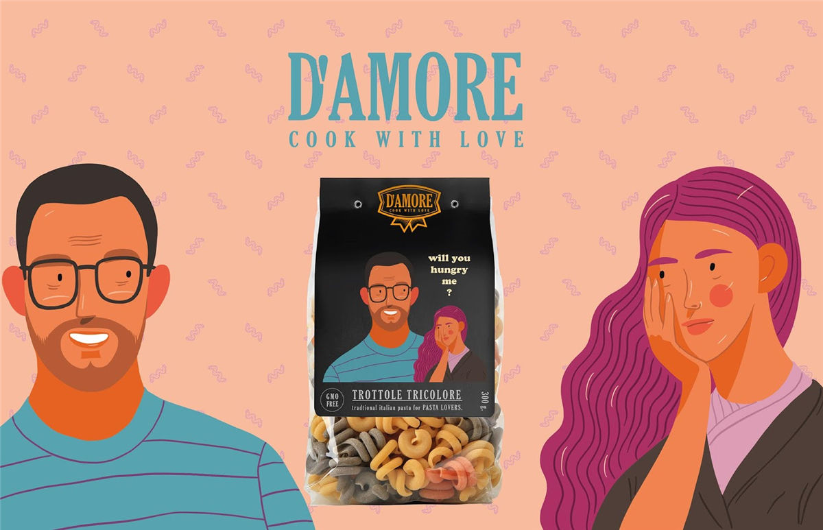 面条包装创意图片插画营造氛围(图3) 面条包装创意图片插画营造氛围(图3)