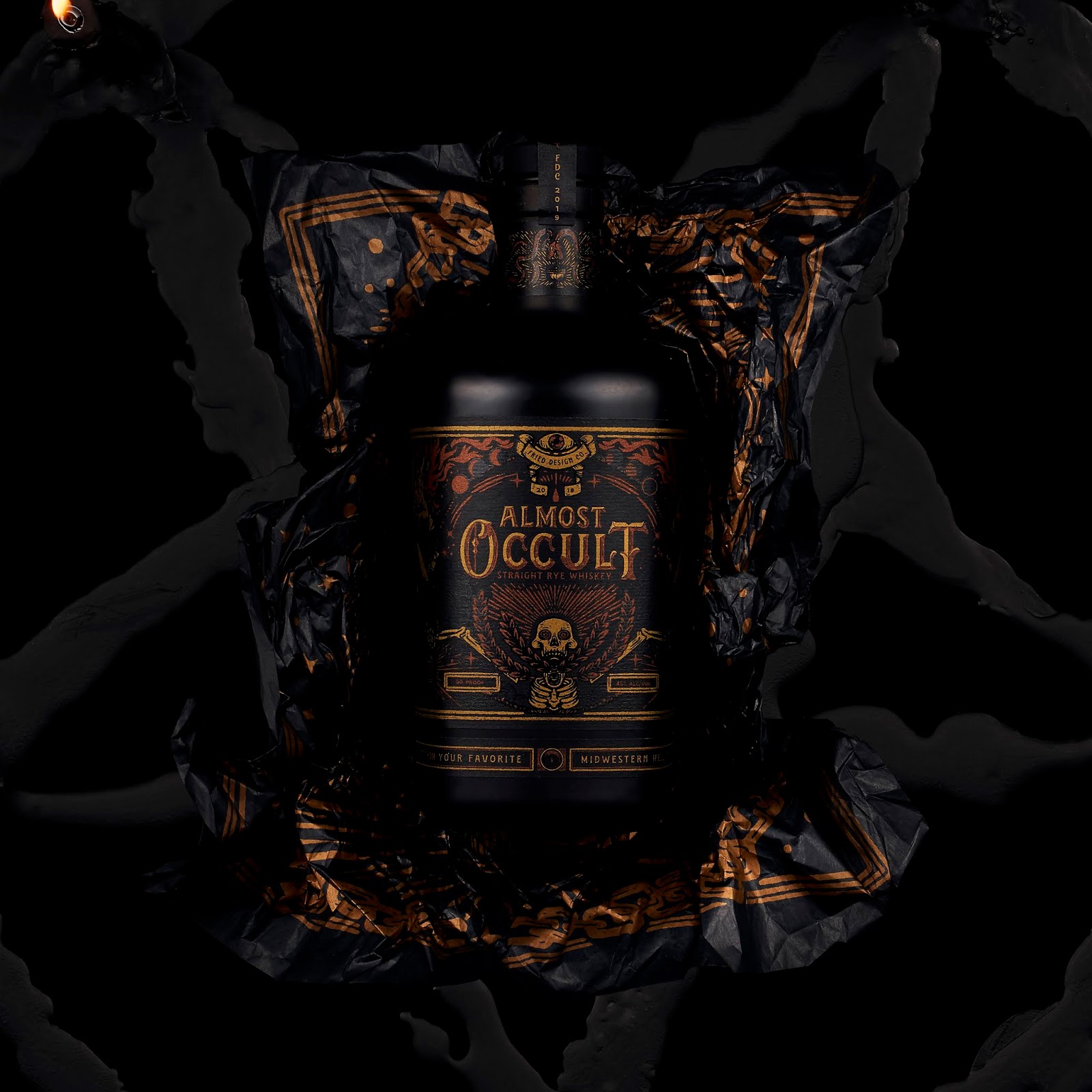 黑麦威士忌酒包装设计(图2) 黑麦威士忌酒包装设计(图2)