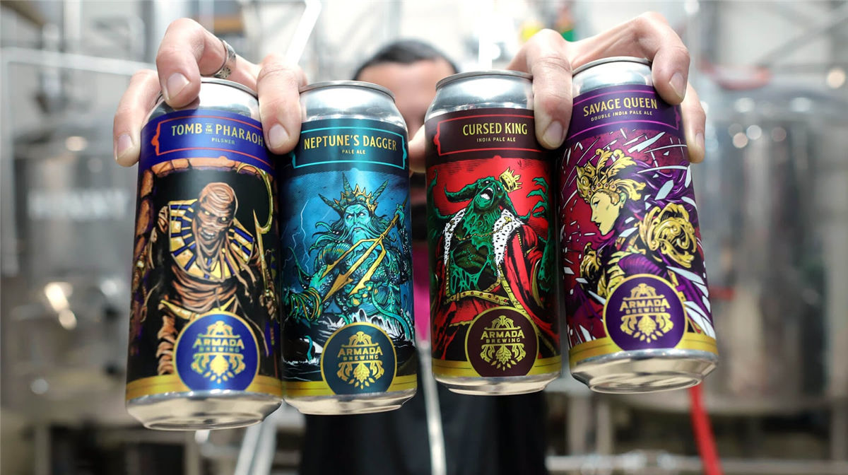 啤酒包装与游戏人物结合(图2) 啤酒包装与游戏人物结合(图2)