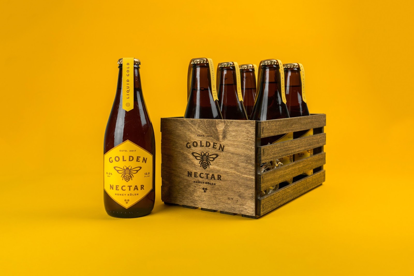 烟台蜂蜜啤酒包装设计(图7) 烟台蜂蜜啤酒包装设计(图7)