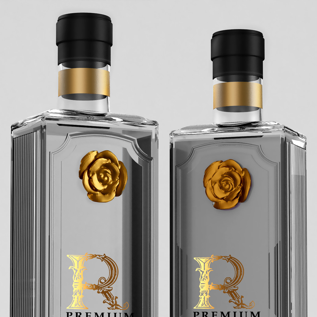 保定酒包装设计简约大气(图1)