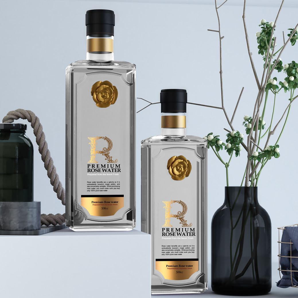 保定酒包装设计简约大气(图2)