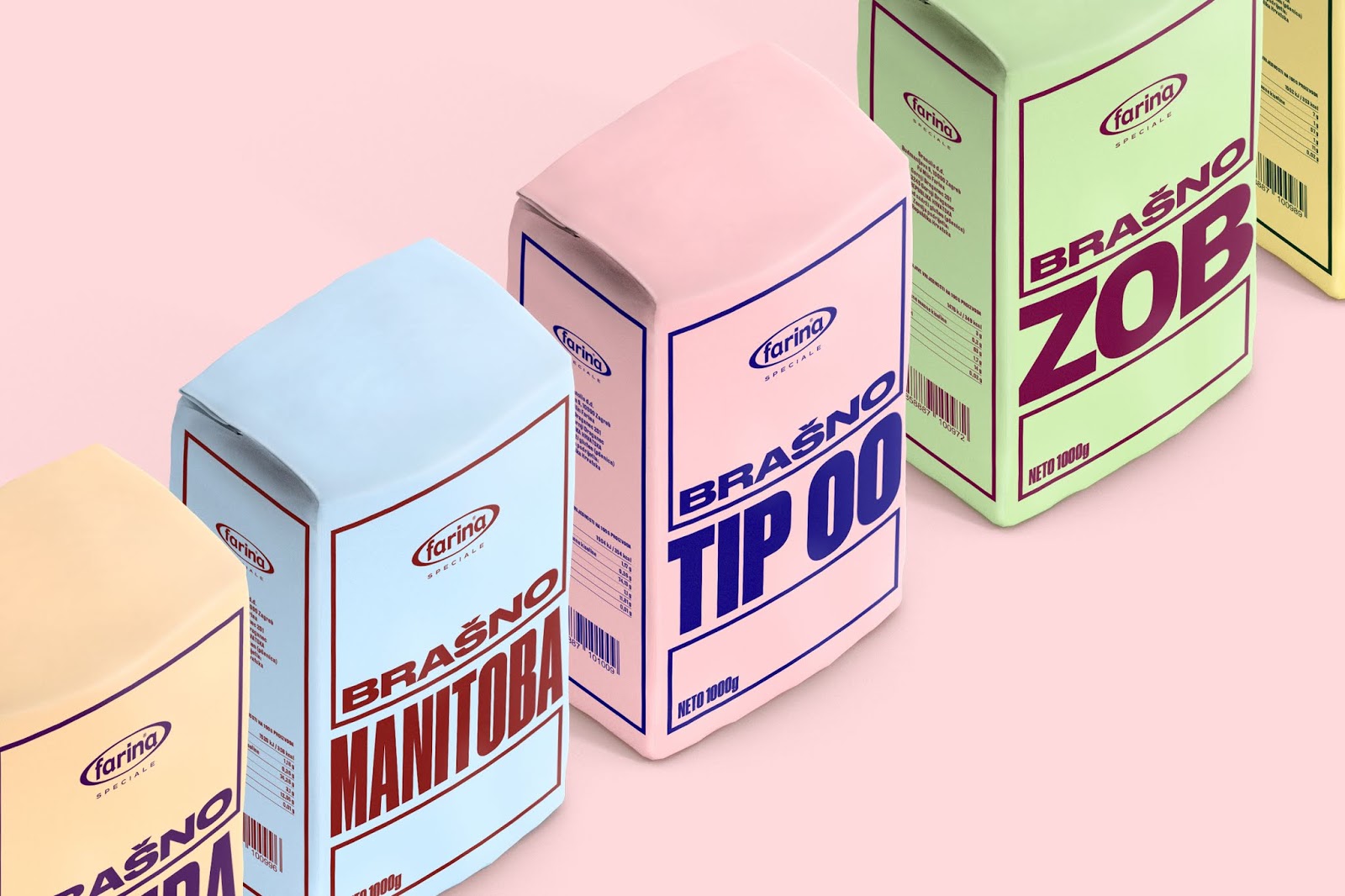 廊坊面粉包装设计纯文字冲击力强(图3)