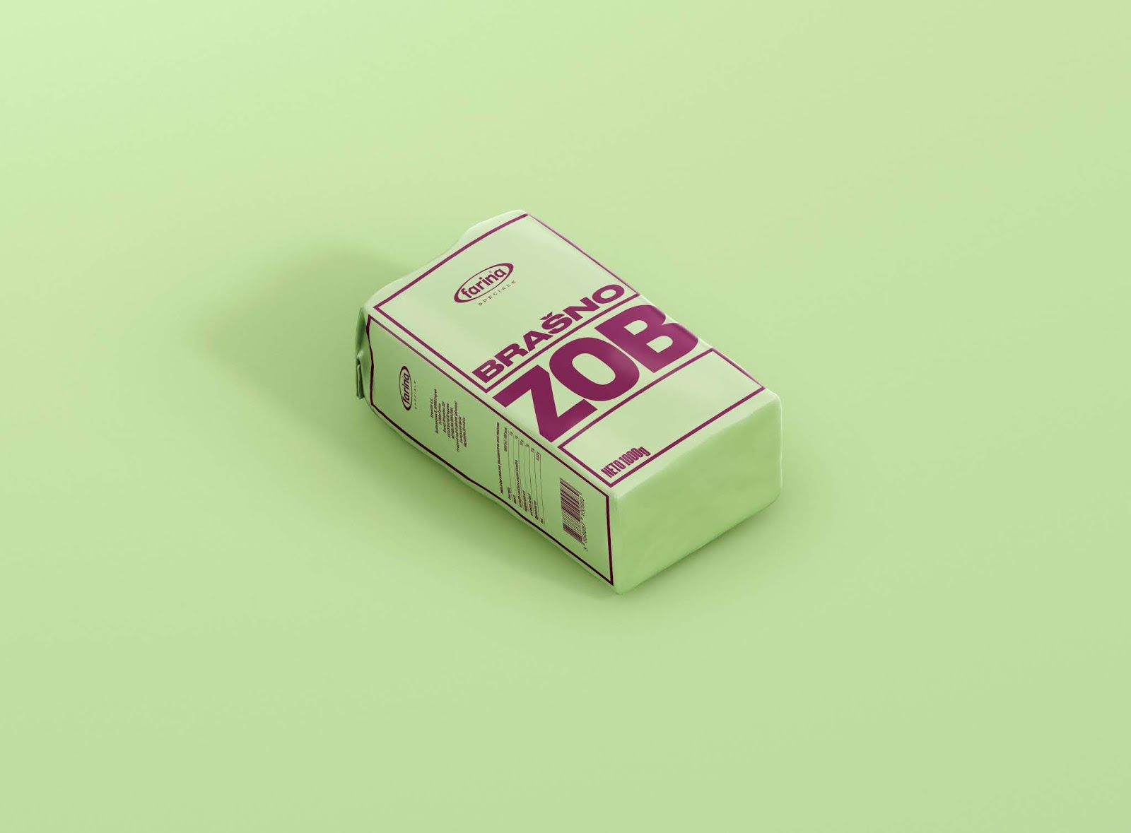 廊坊面粉包装设计纯文字冲击力强(图9)