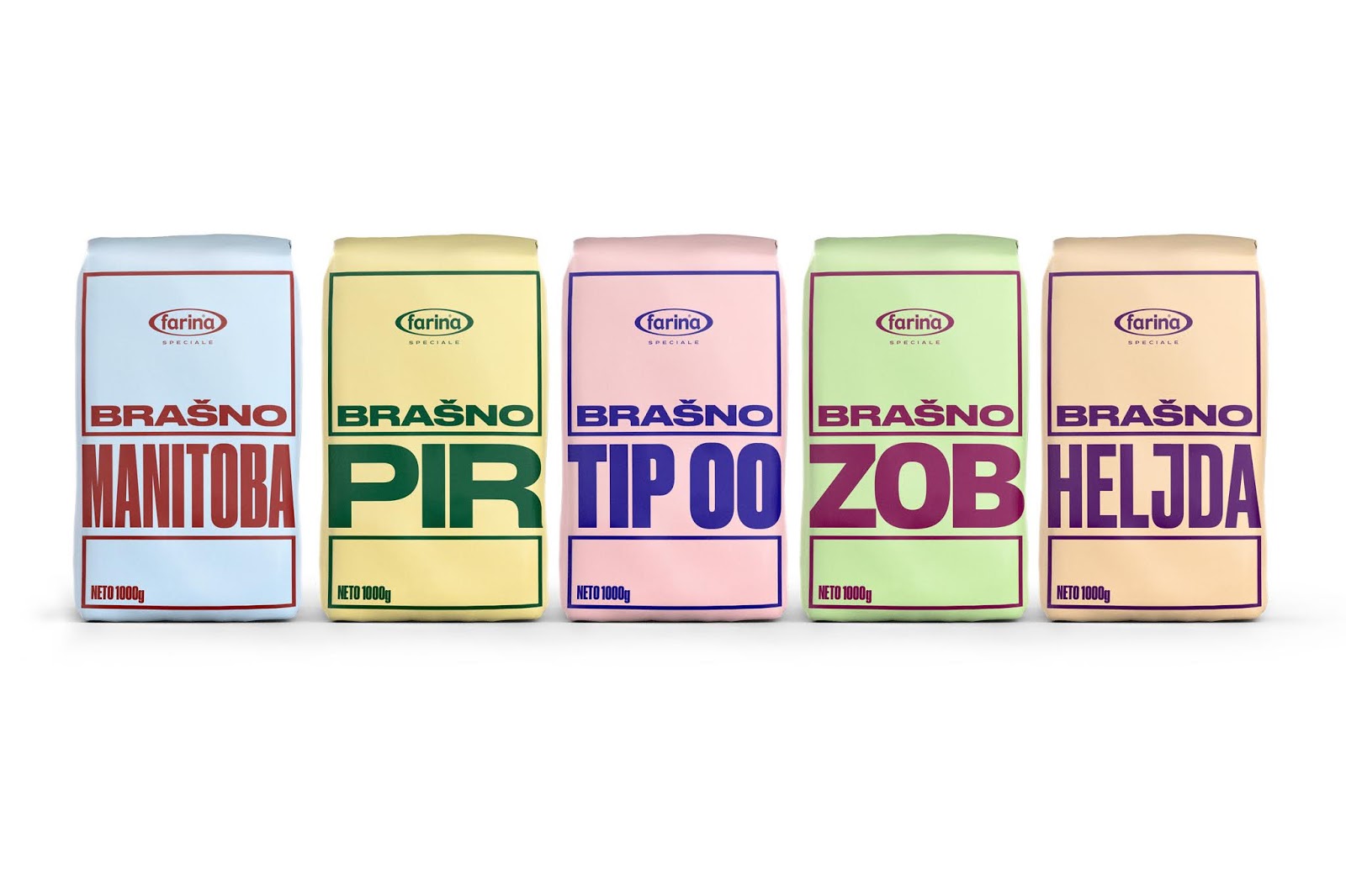 廊坊面粉包装设计纯文字冲击力强(图10)