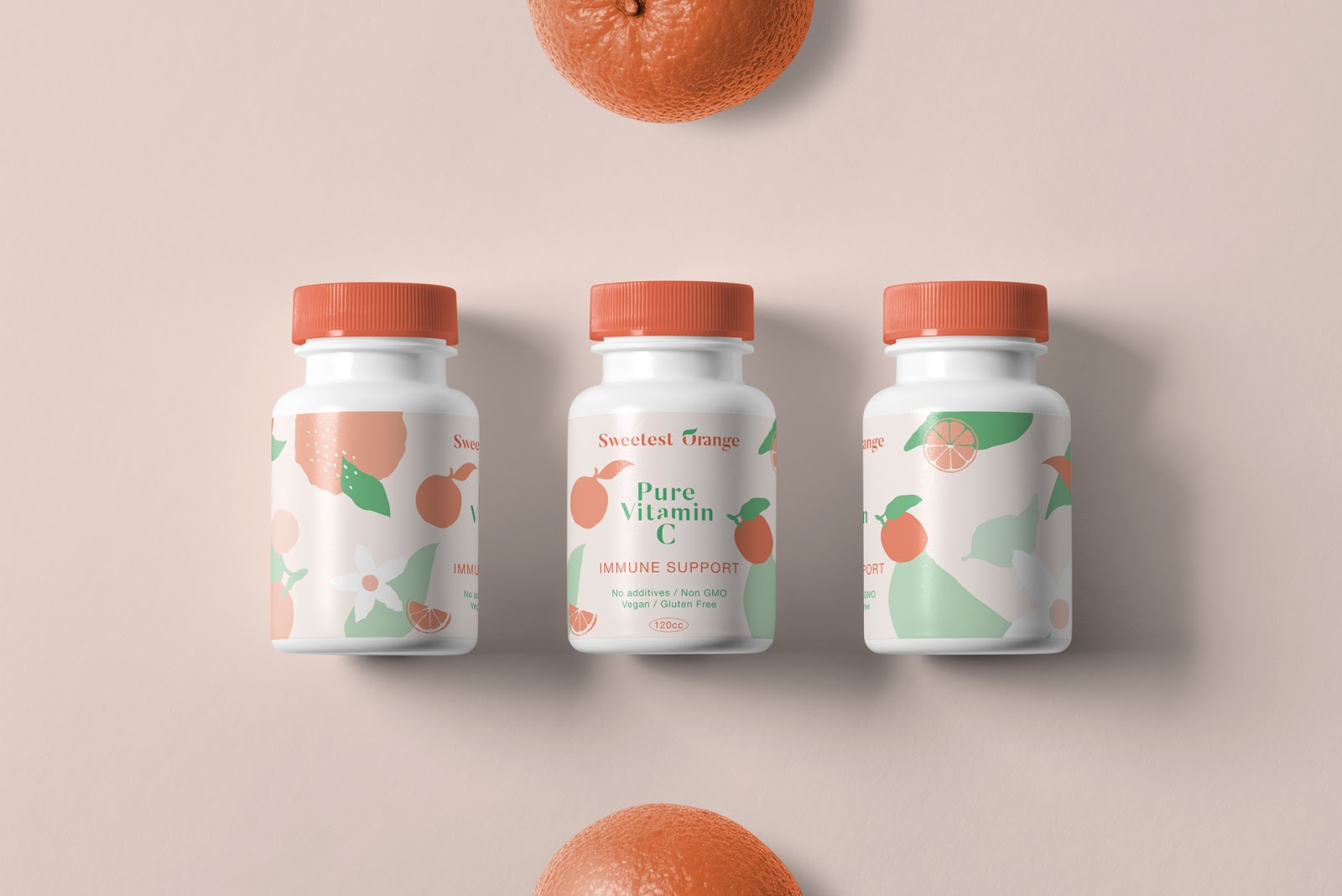 维生素C补充剂包装设计(图1)