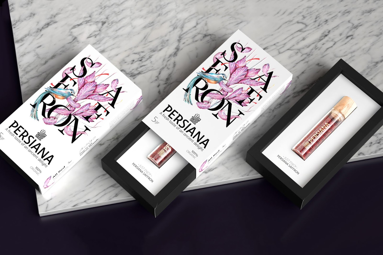 藏红花礼盒包装设计(图3)