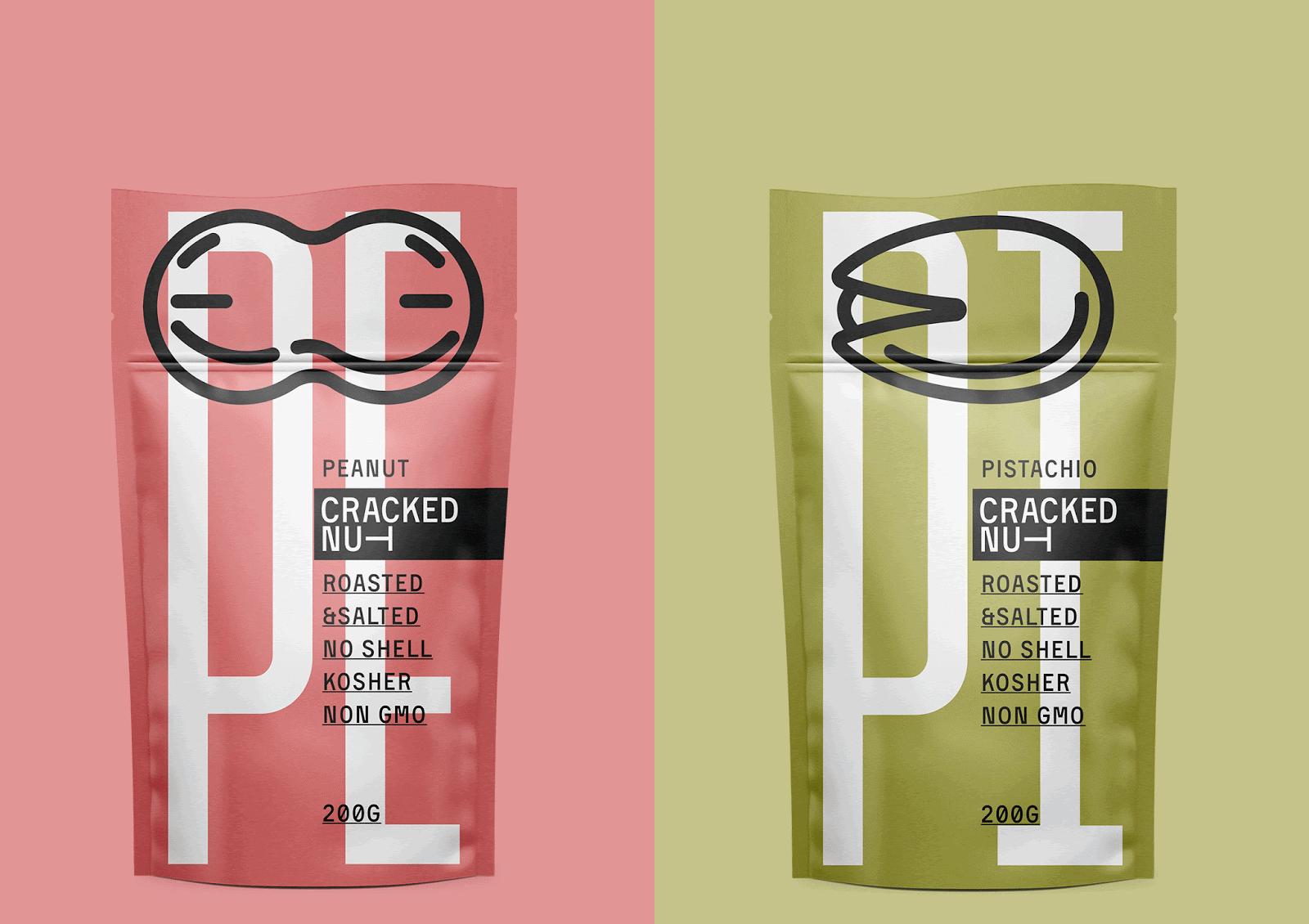 坚果零食包装设计视觉冲击力强(图2)