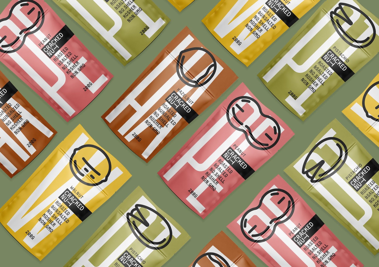 坚果零食包装设计视觉冲击力强(图3)