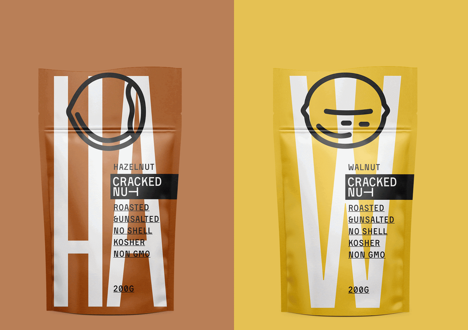 坚果零食包装设计视觉冲击力强(图4)