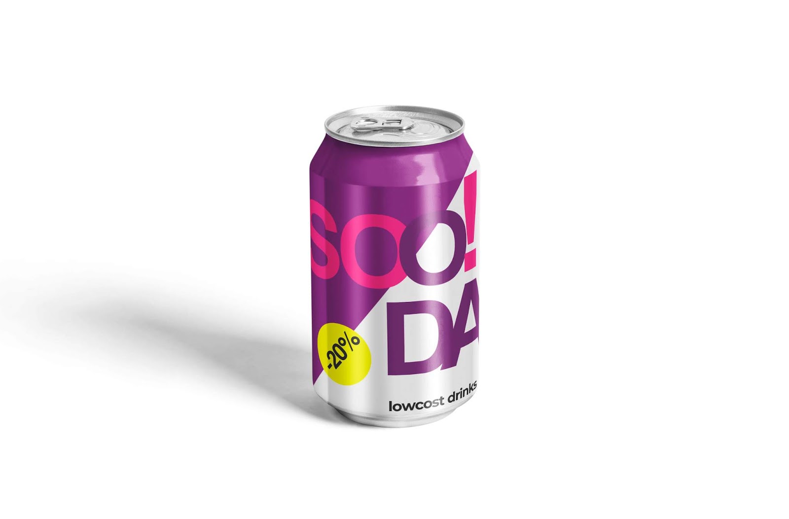 苏打水易拉罐包装设计(图2)