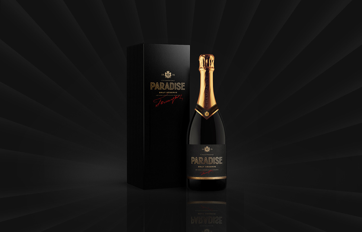 古典香槟包装设计(图1)