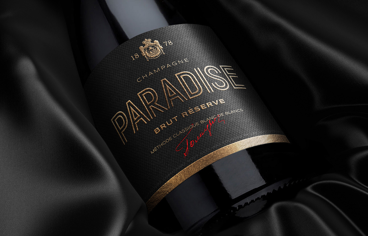 古典香槟包装设计(图5)