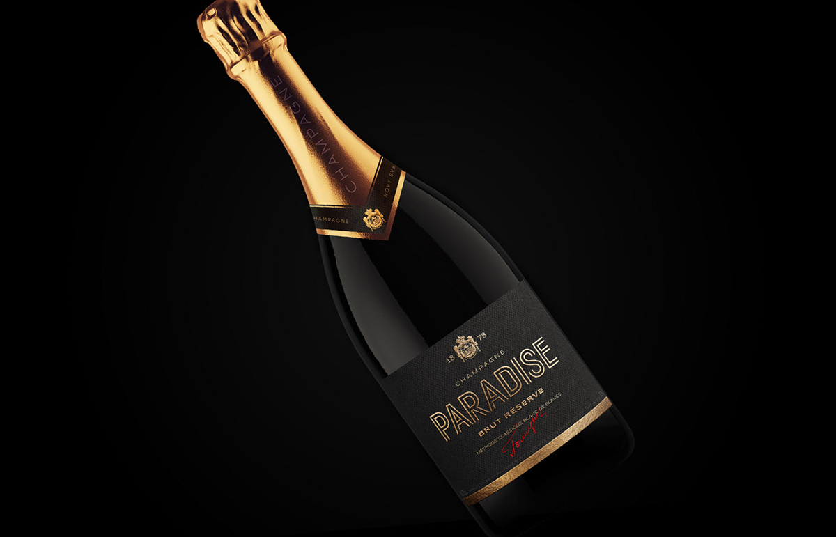 古典香槟包装设计(图4)