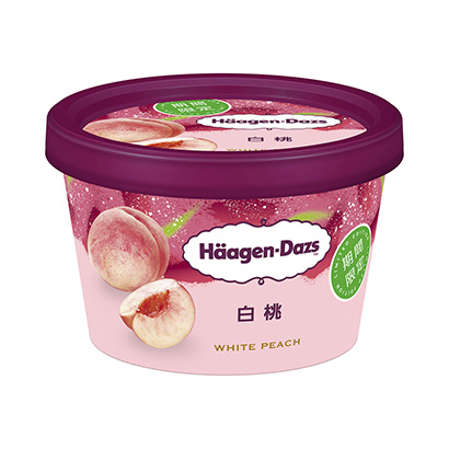 哈根达斯白桃冰激凌包装设计(图1)