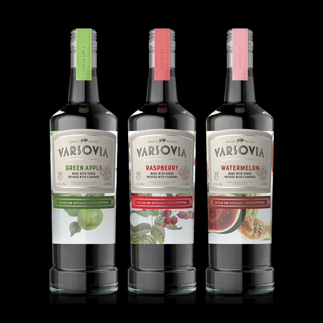 精致优雅插画光瓶酒包装设计(图2)