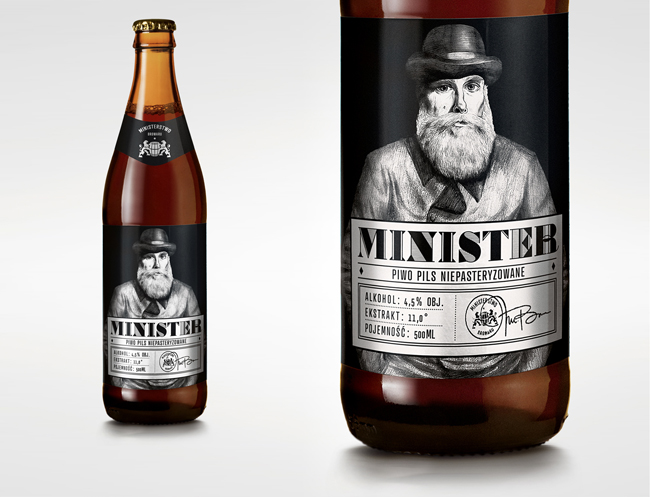 啤酒包装以人物插画为核心视觉(图2) 啤酒包装以人物插画为核心视觉(图2)