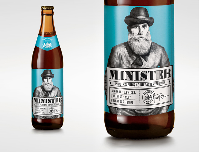 啤酒包装以人物插画为核心视觉(图3) 啤酒包装以人物插画为核心视觉(图3)