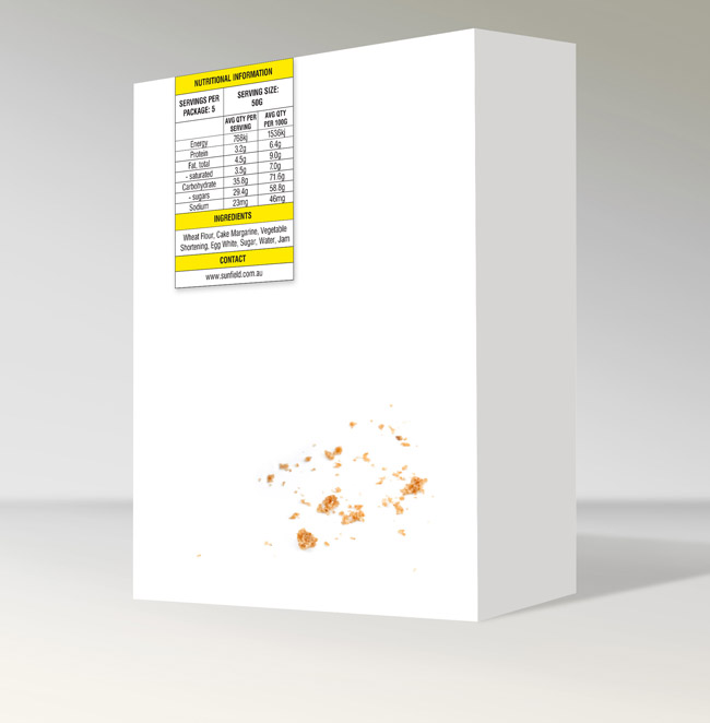 曲奇饼干食品包装盒包装袋设计(图3)