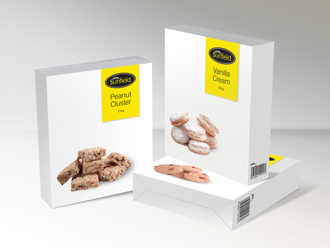 曲奇饼干食品包装盒包装袋设计(图1)