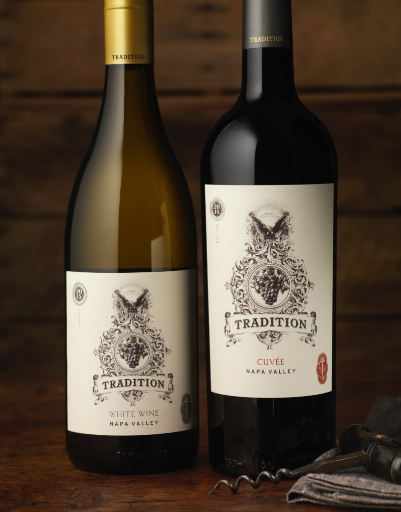 有历史感的葡萄酒包装设计(图1)