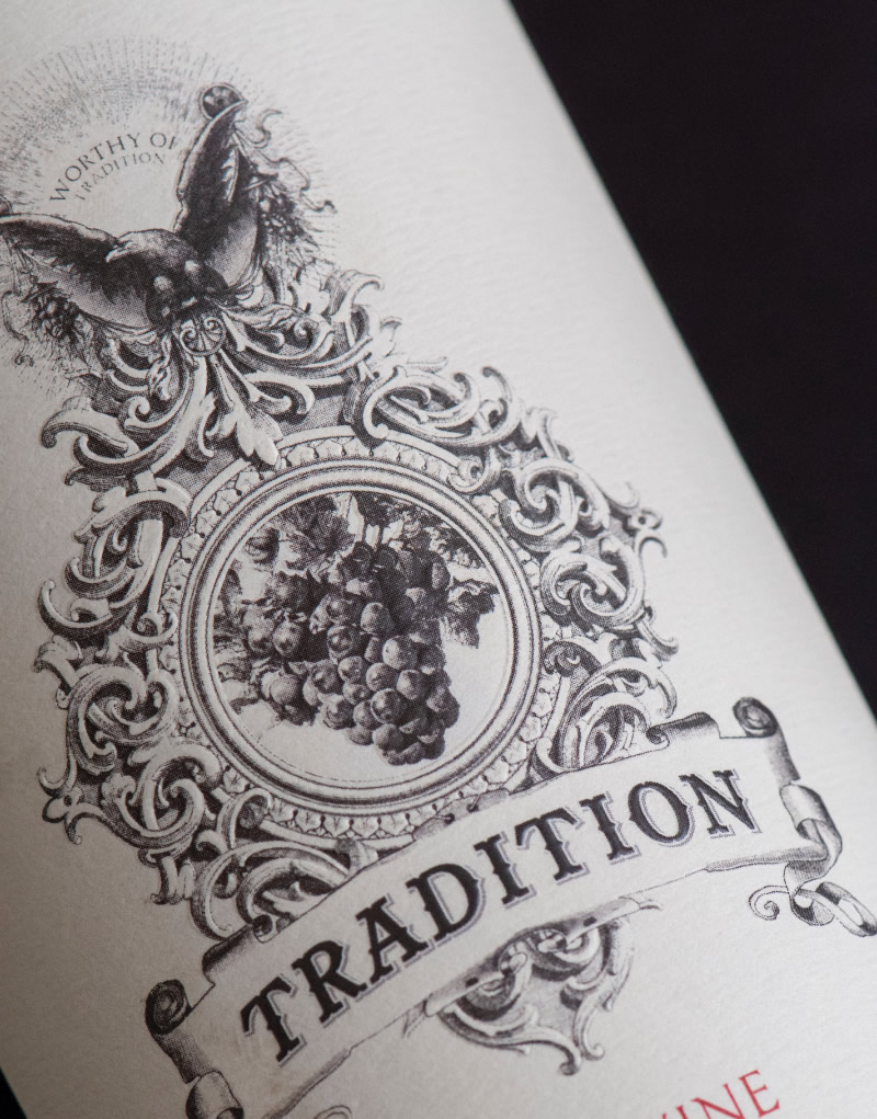 有历史感的葡萄酒包装设计(图3)