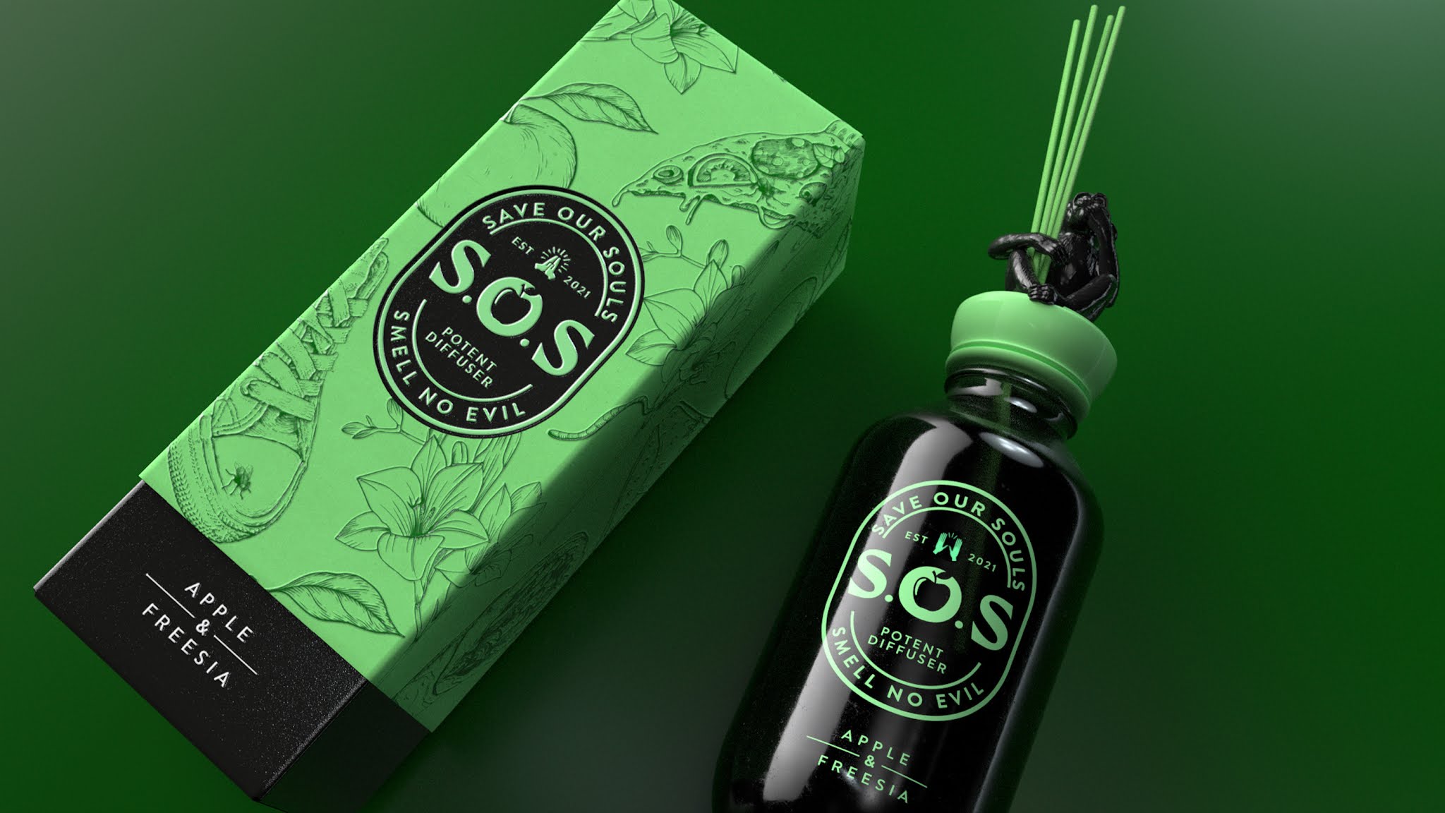 家庭熏香包装设计(图1)