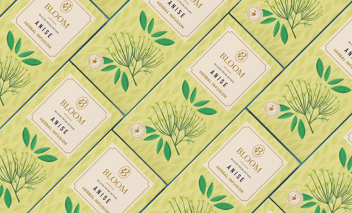 绘画风格的草本茶包装设计这样做(图8)