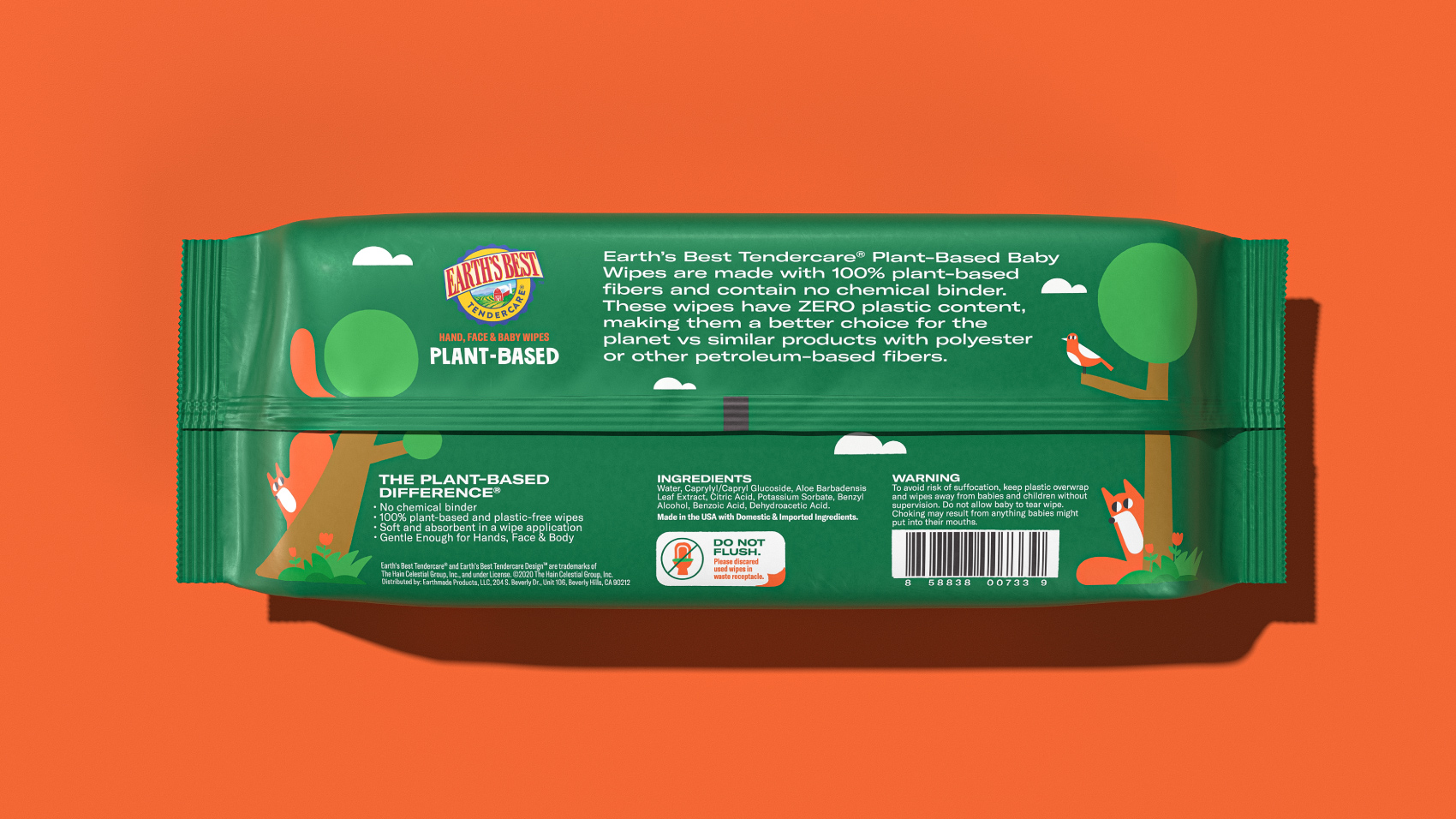 有趣的插画风格婴儿湿巾包装设计这样做(图16)