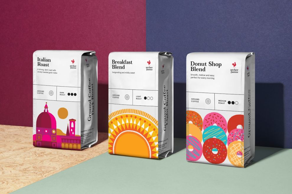 多彩咖啡包装袋这样设计(图3)