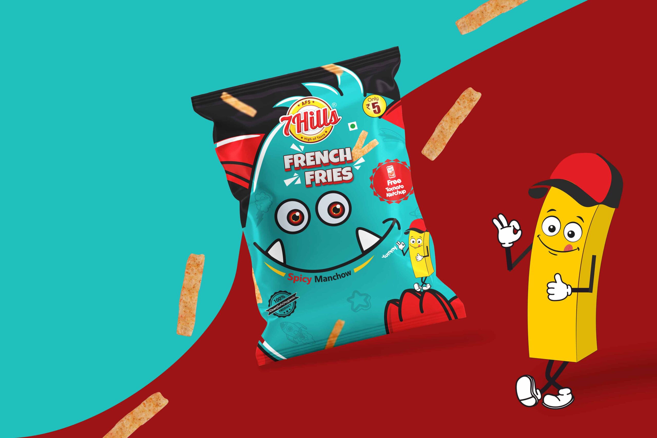 有趣的儿童零食包装这样设计(图1)