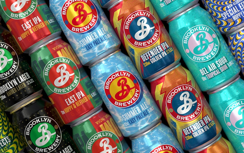 布鲁克林啤酒厂品牌啤酒包装设计(图1)