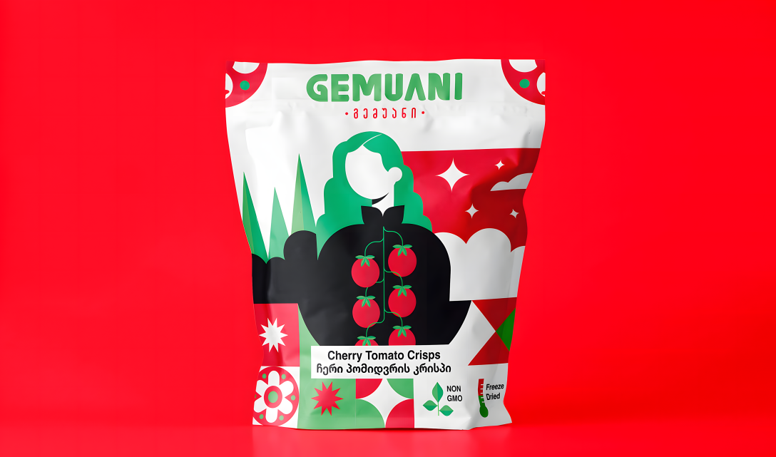 冷冻干果脆片零食包装设计欣赏(图4)