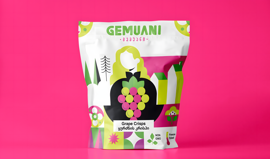 冷冻干果脆片零食包装设计欣赏(图7)