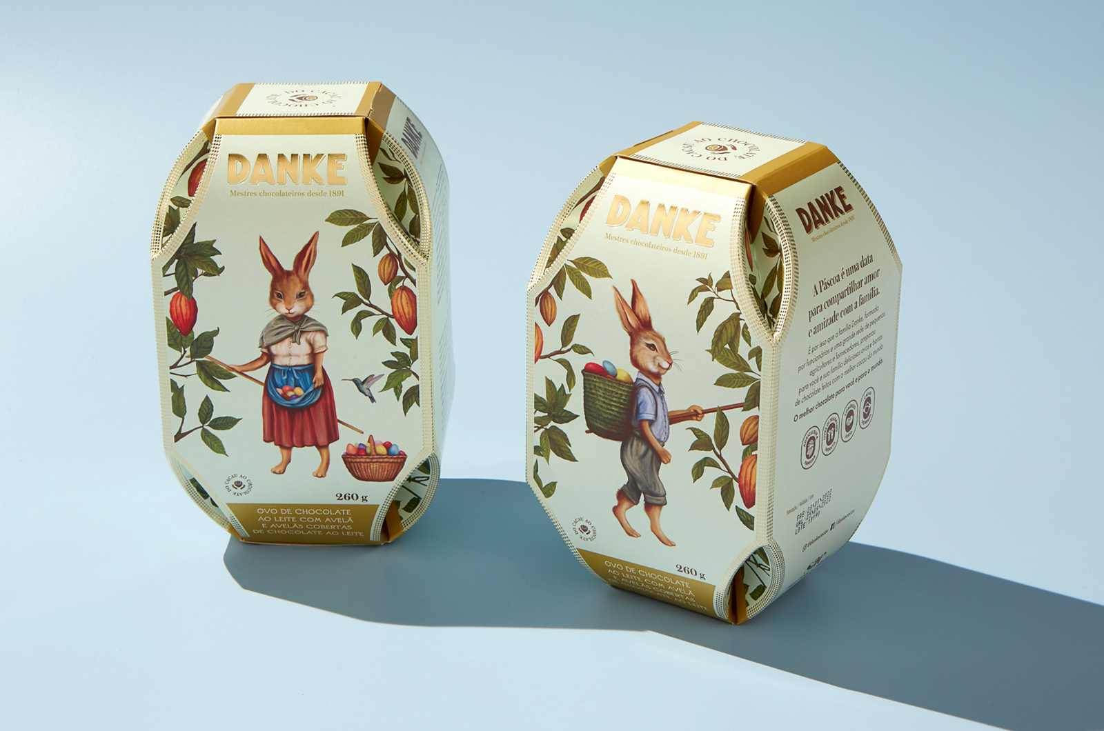 Danke巧克力产品插画风格包装设计欣赏(图5)