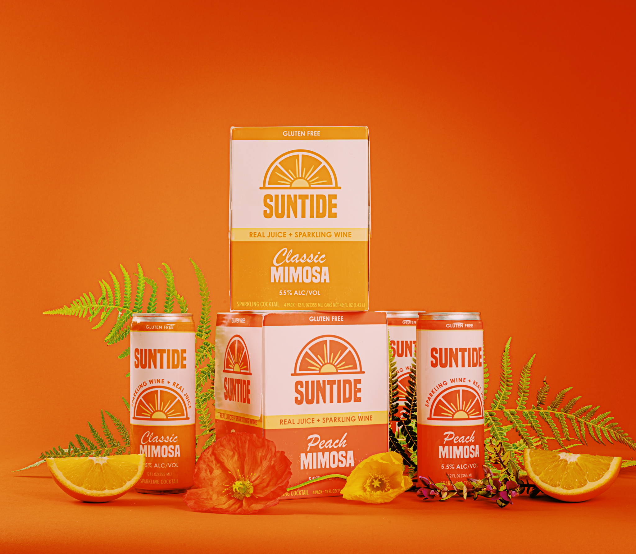 明亮的Suntide起泡酒包装这样设计(图7)