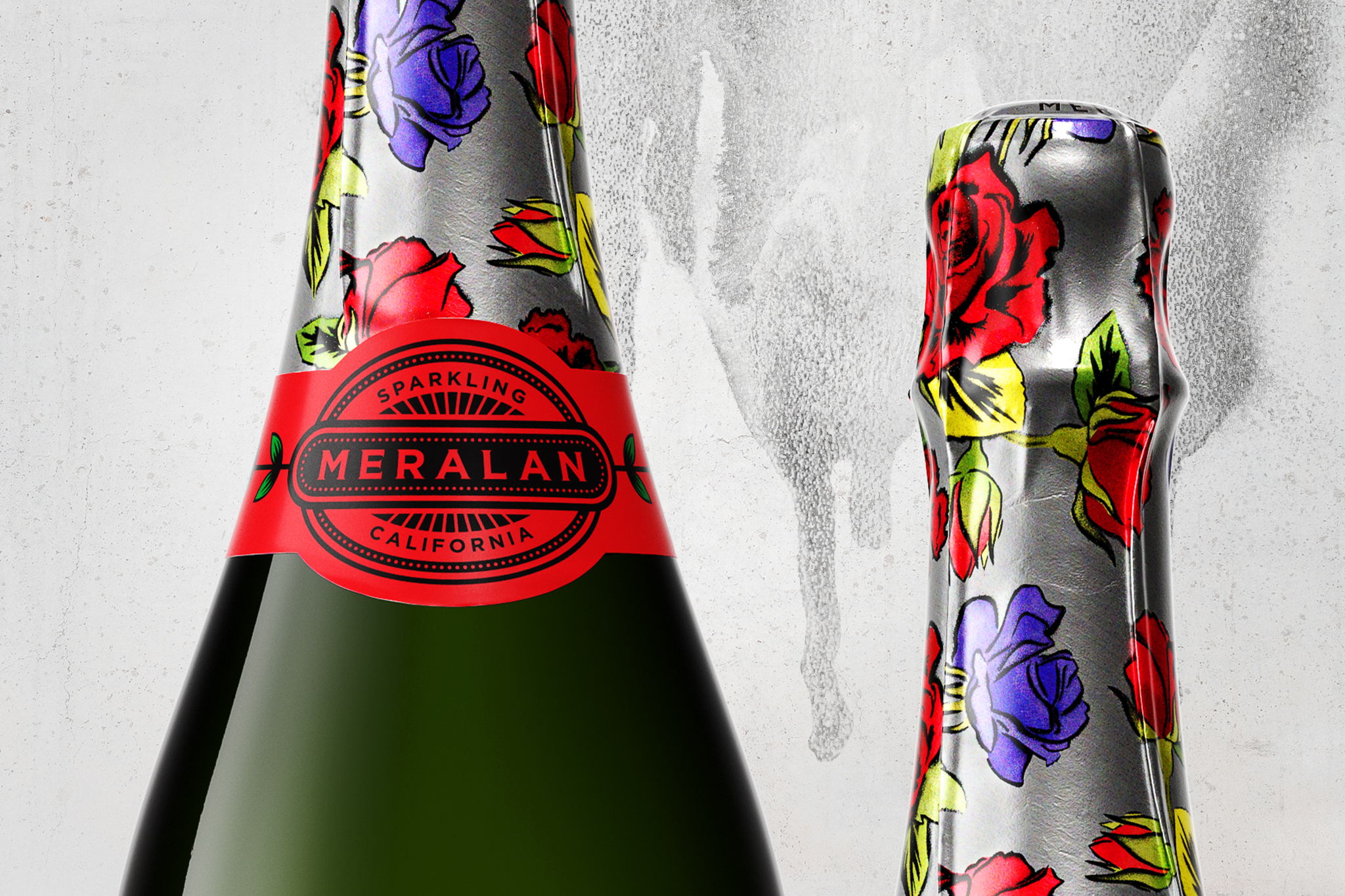 Meralan葡萄酒和香槟包装设计 (图2)
