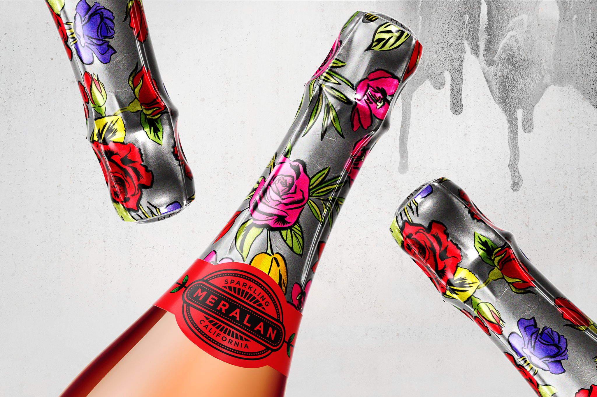 Meralan葡萄酒和香槟包装设计 (图5)