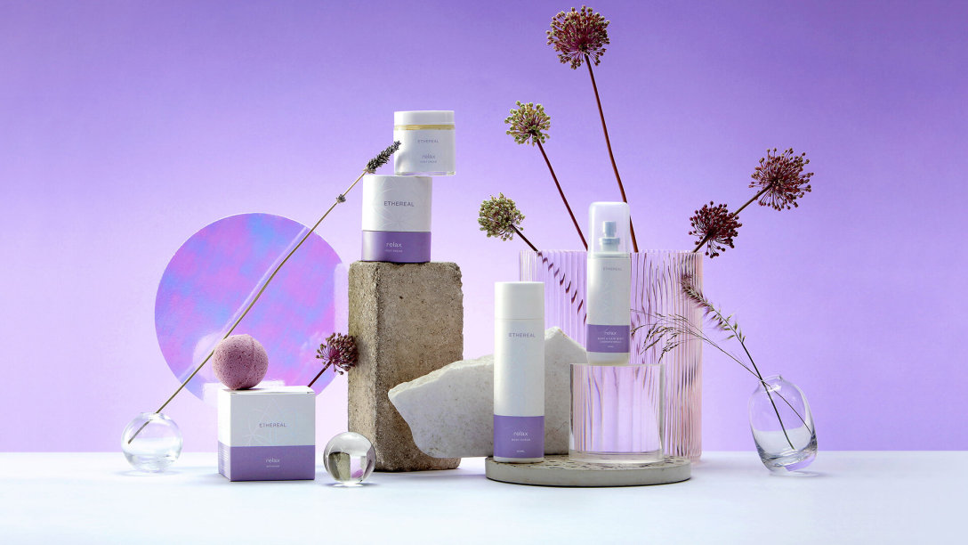 ​Etherealis全新系列的身体护理产品包装设计(图2)