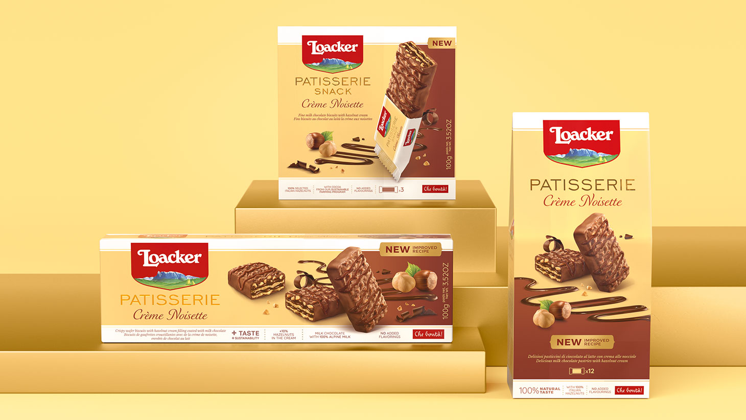 Loacker多样化糕点小吃视觉包装设计(图1)