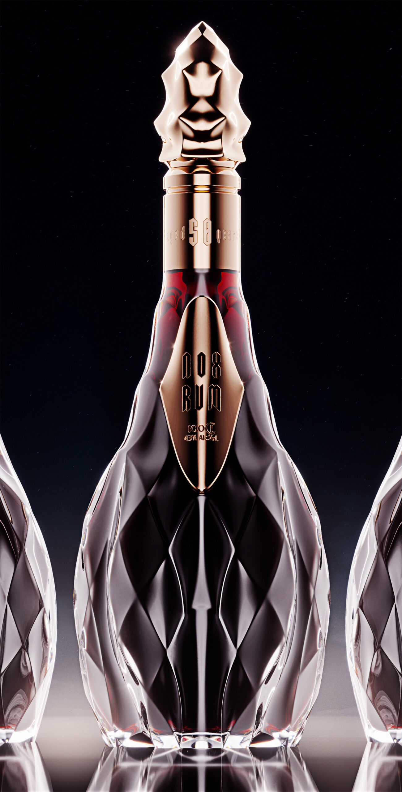 NOX RUM朗姆酒这样设计简约奢华(图2)