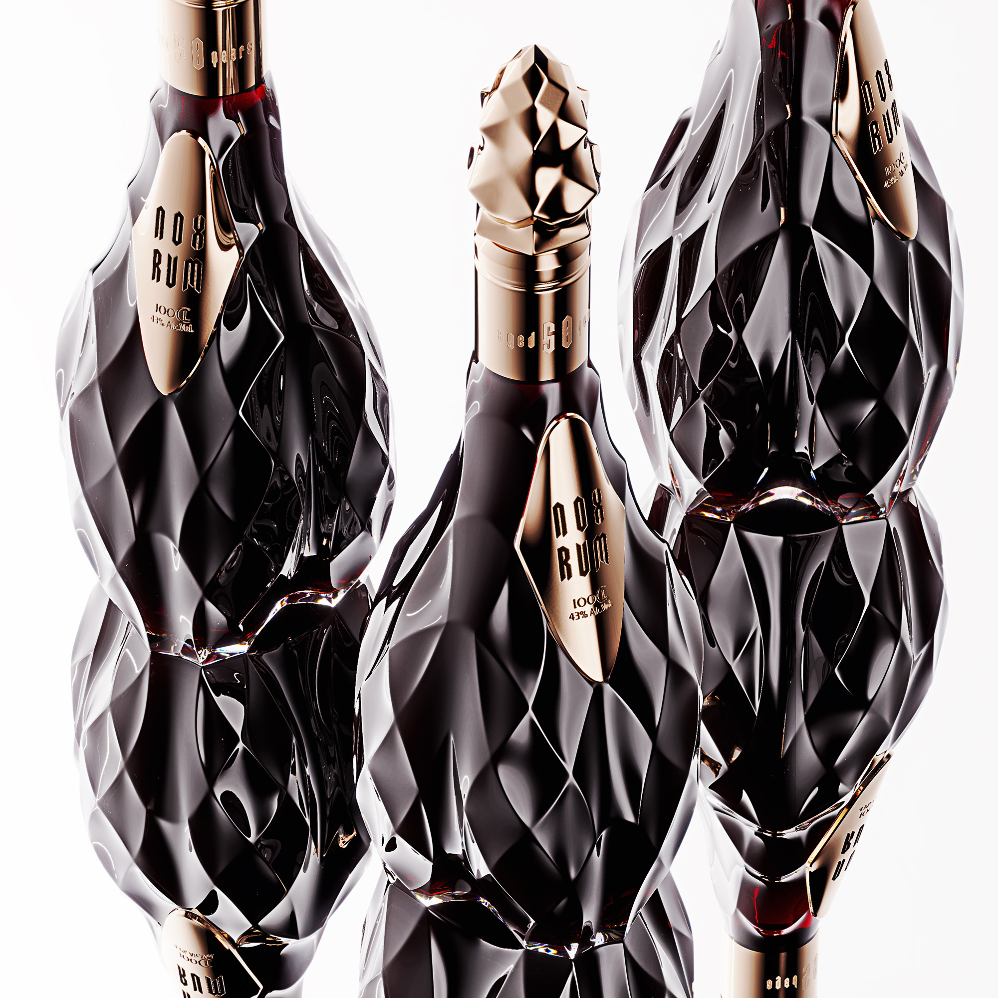 NOX RUM朗姆酒这样设计简约奢华(图3)