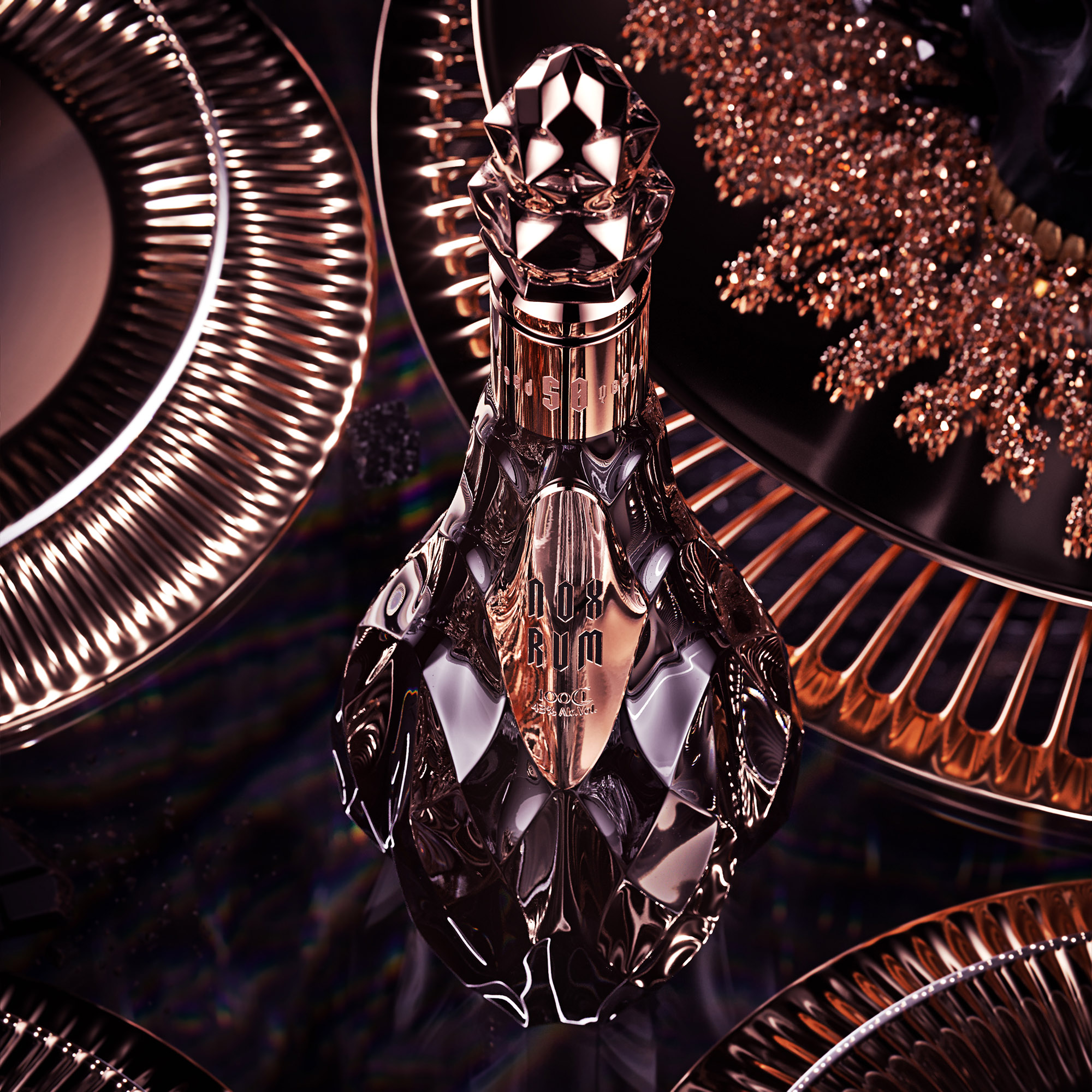 NOX RUM朗姆酒这样设计简约奢华(图5)