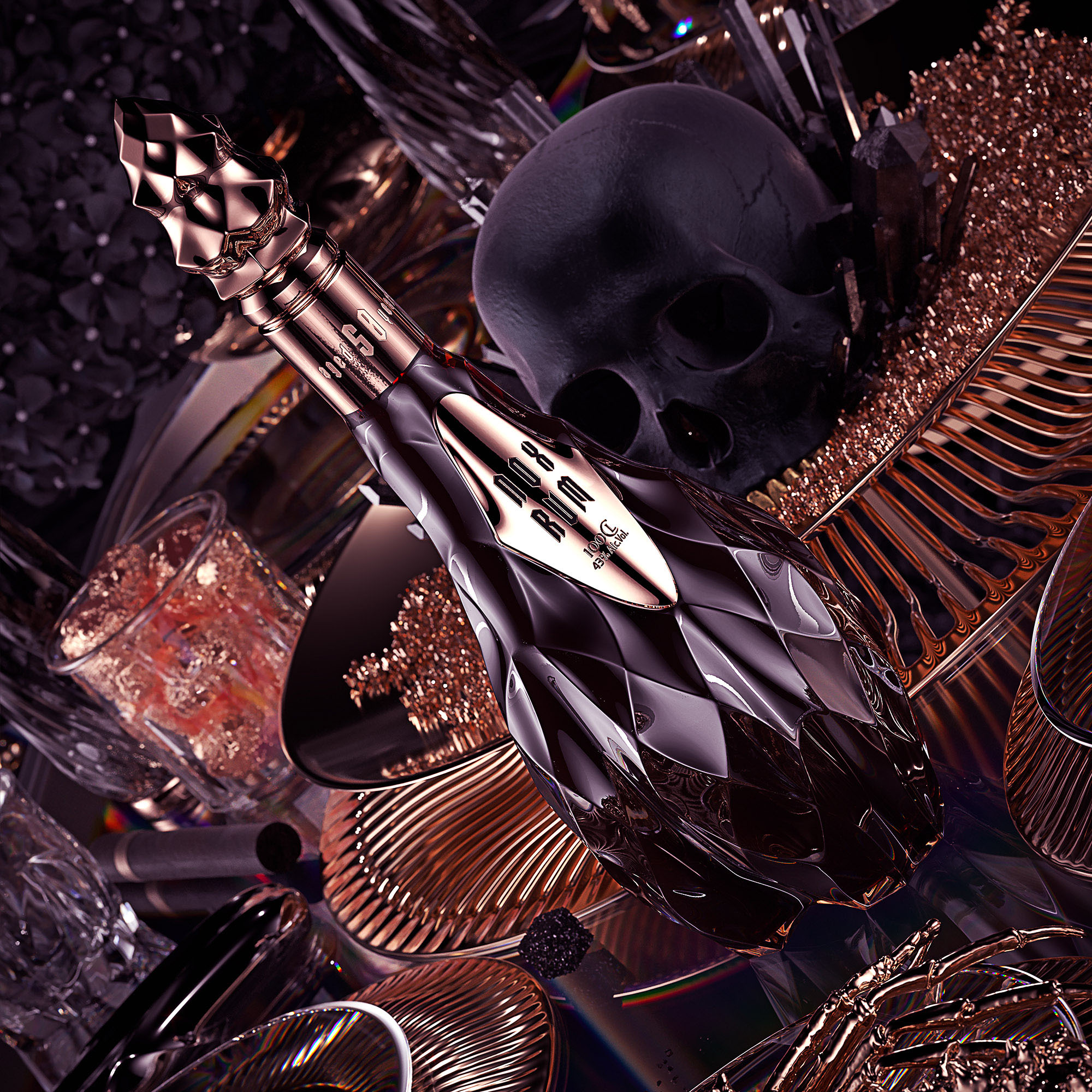 NOX RUM朗姆酒这样设计简约奢华(图6)