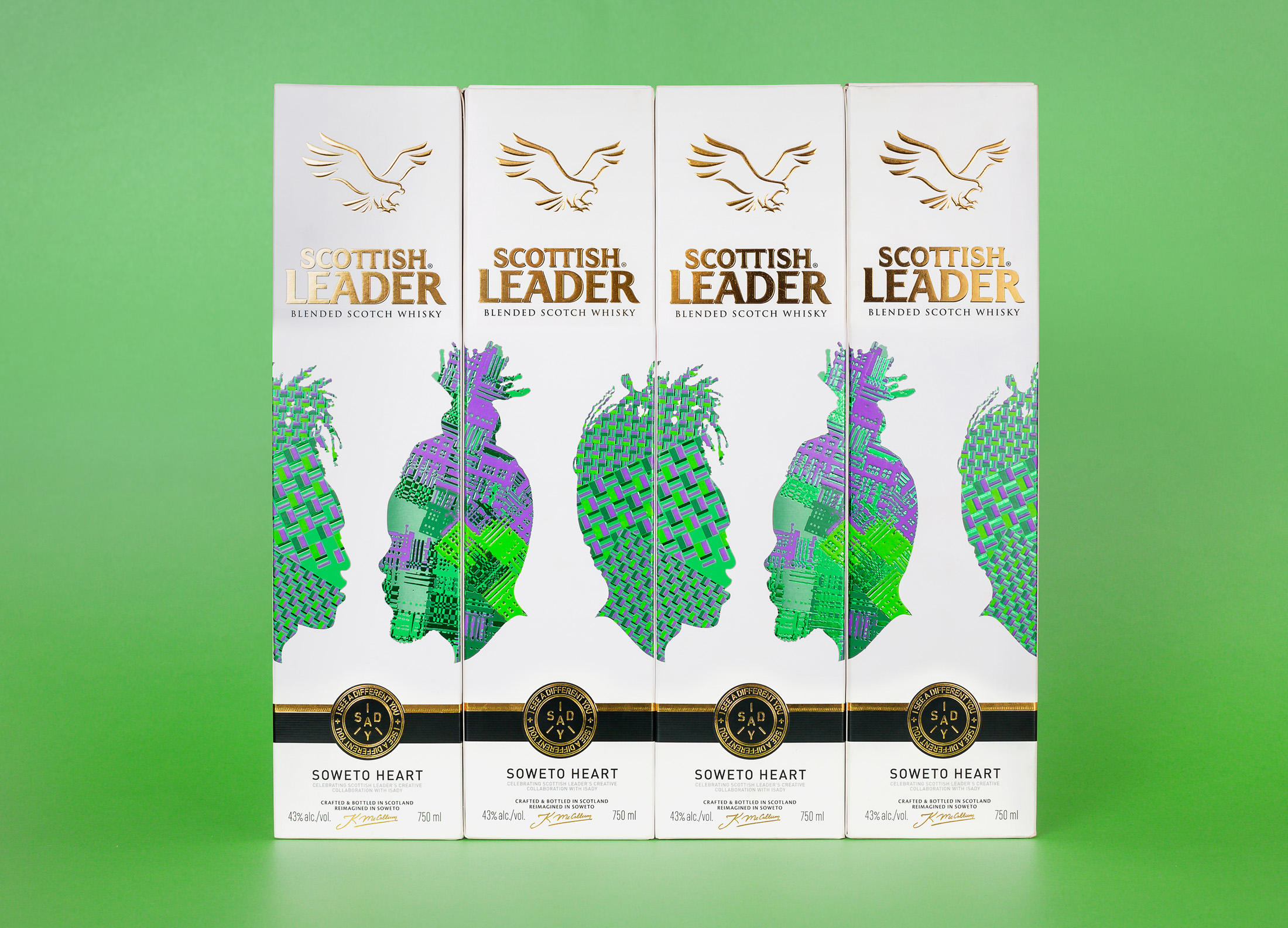 Scottish Leader威士忌限量版标签和礼品盒包装设计这样做(图4)