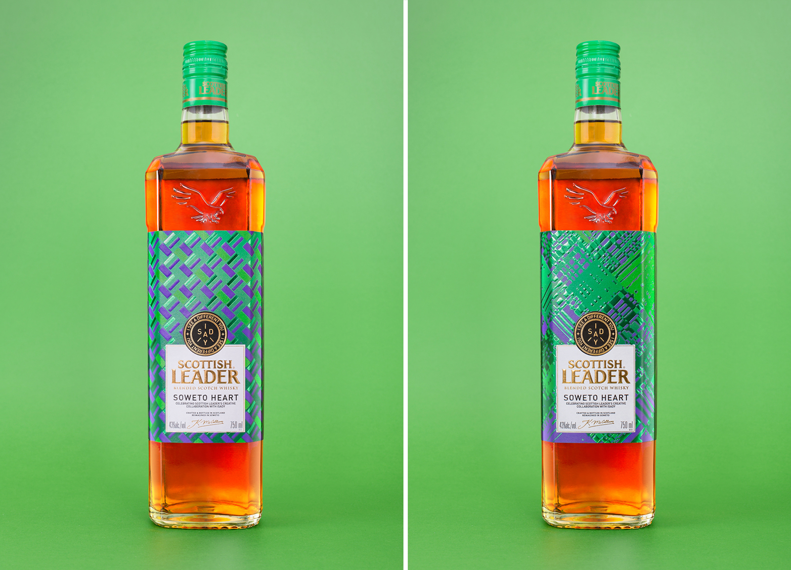 Scottish Leader威士忌限量版标签和礼品盒包装设计这样做(图3)