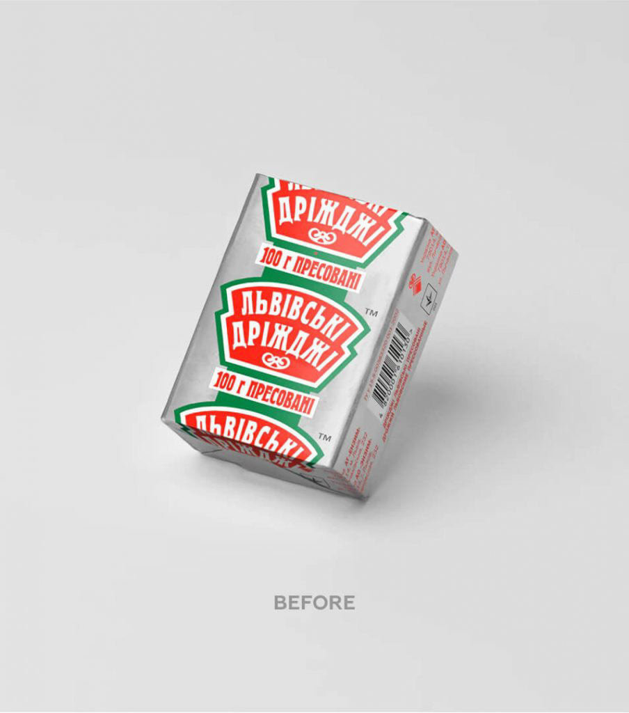 Lvivski Drizhdzhi酵母产品视觉包装设计(图3)